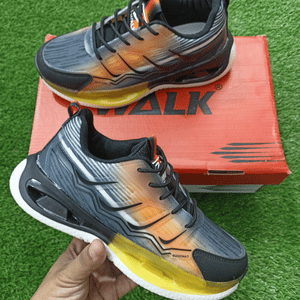 WALK China Imported Black Jogging Sneaker