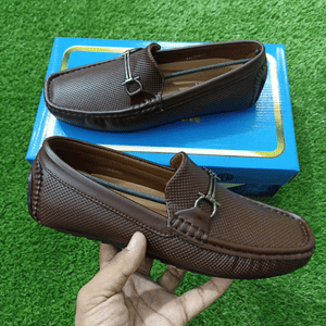 Brown Medicated Sole Leather Loafer