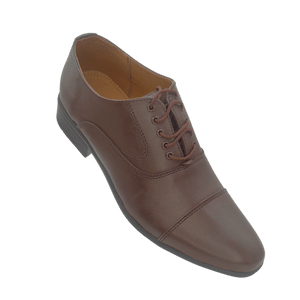 Sole in Box Imported Brown Leather Oxford Shoes