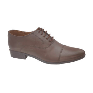 Sole in Box Imported Brown Leather Oxford Shoes