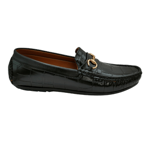 Dejavu Premium Range Black Loafer Moza Shoes