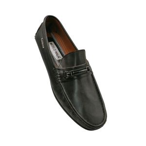 Franco Black Dual Tone Leather Loafer
