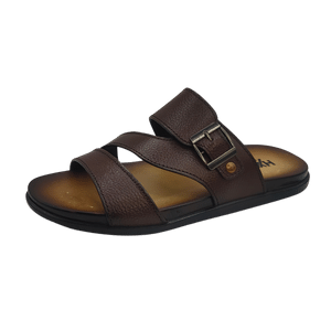 Hyper Executive Medicated Sole Brown Leather Slipper