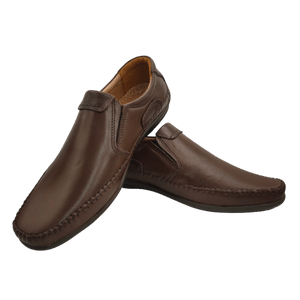 WorldWalk Flexible Brown Leather Shoes