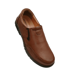 Strobel Handmade Pure Leather Brown Degar Shoes