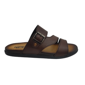 Hyper Executive Medicated Sole Brown Leather Slipper