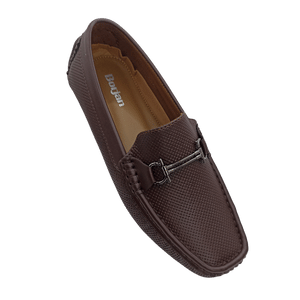 Brown Medicated Sole Leather Loafer