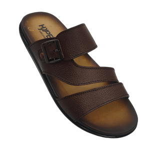 Hyper Executive Medicated Sole Brown Leather Slipper