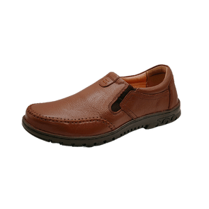Strobel Handmade Pure Leather Brown Degar Shoes