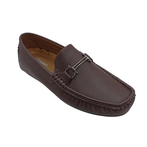 Brown Medicated Sole Leather Loafer