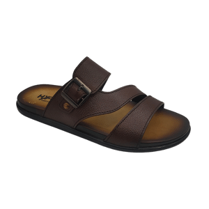Hyper Executive Medicated Sole Brown Leather Slipper