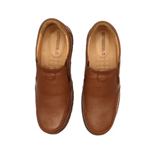 Strobel Handmade Pure Leather Brown Degar Shoes