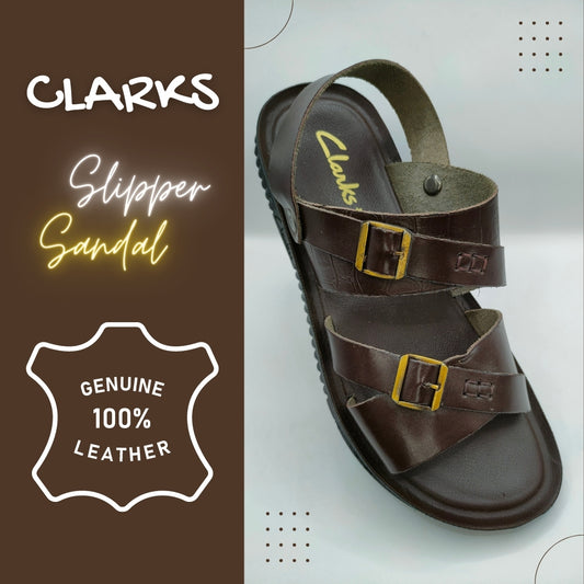 Clarks Leather Comfort Convertible Sandal Slipper