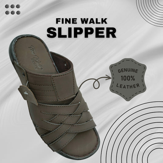 FineWalk Dark Grey Leather Softy
