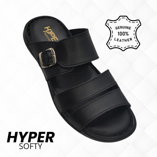 Hyper Black Pure Leather Softy
