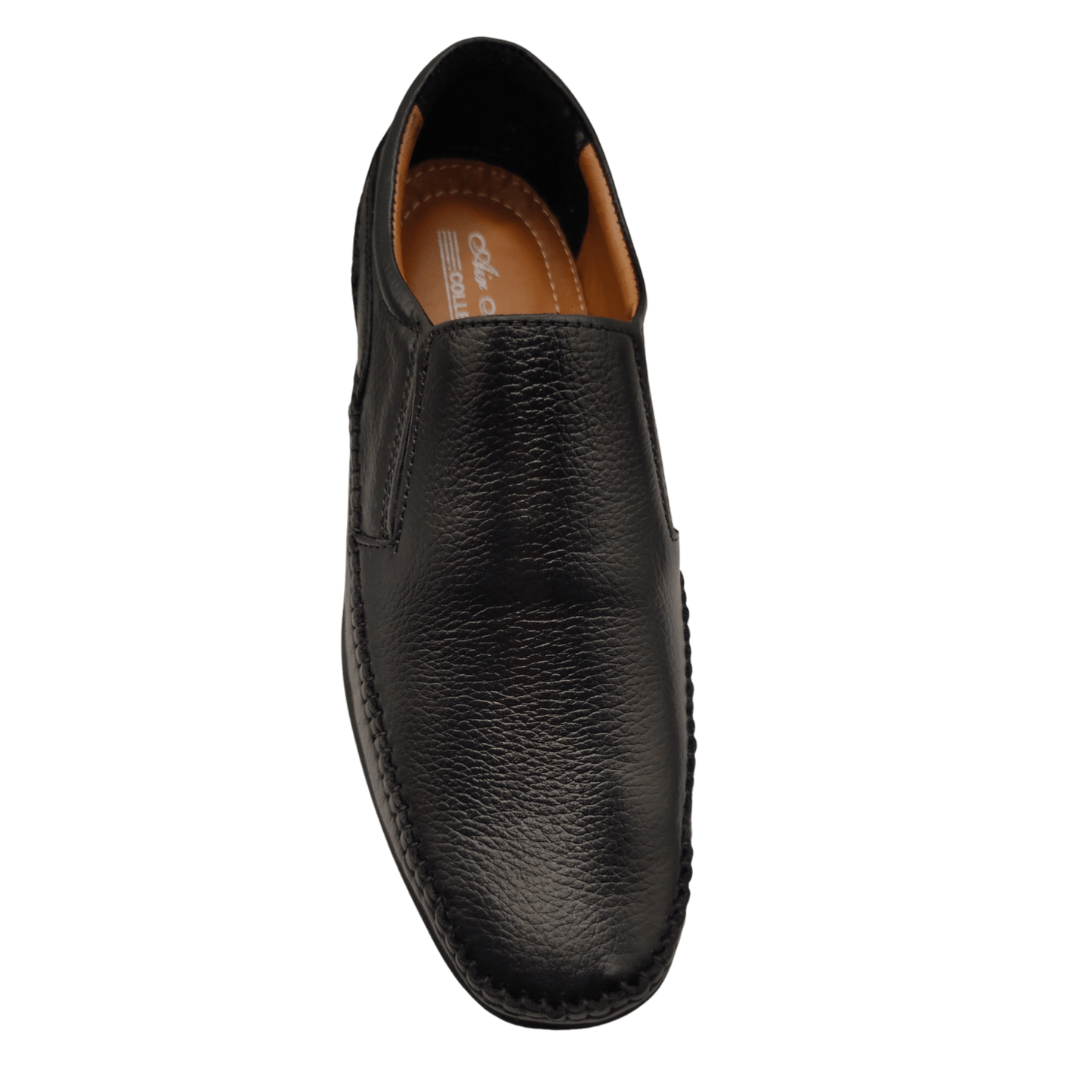 AirMan Black Leather Pump Shoes