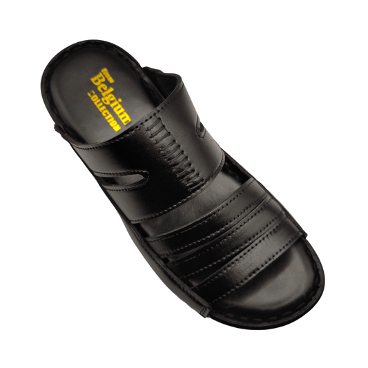 Black Chappal for Men