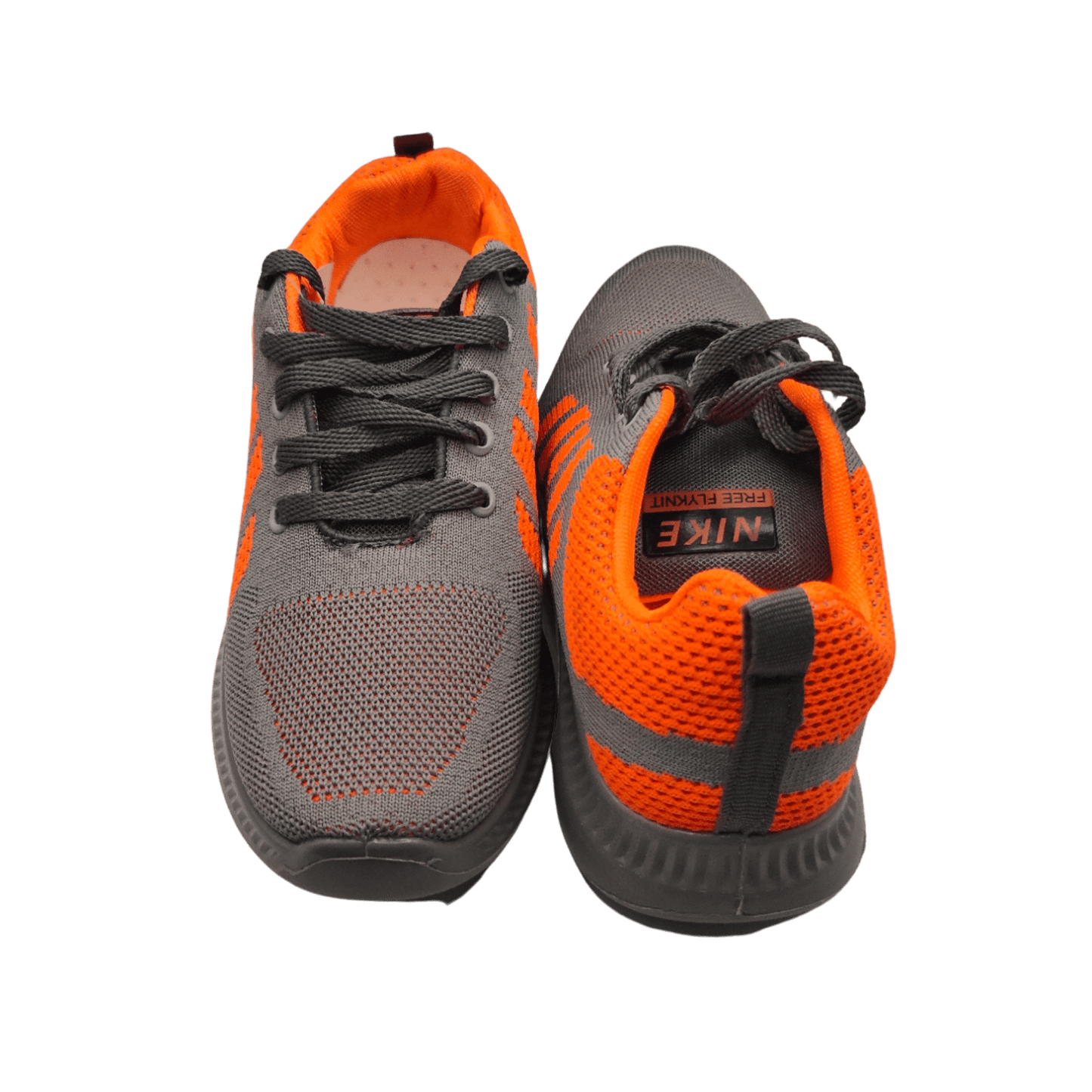 Grey Orange Sports Shoes for Men