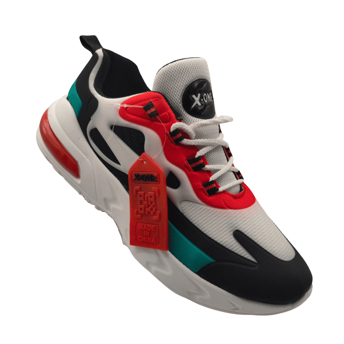 X-one Black Green Sneakers for Men