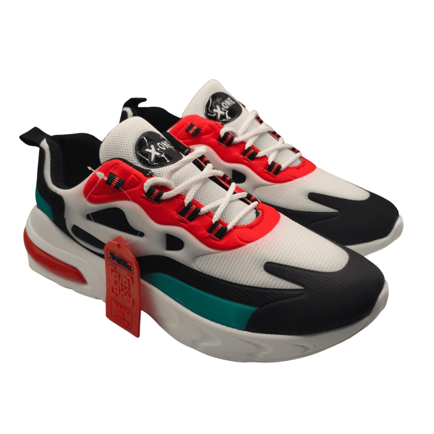 X-one Black Green Sneakers for Men
