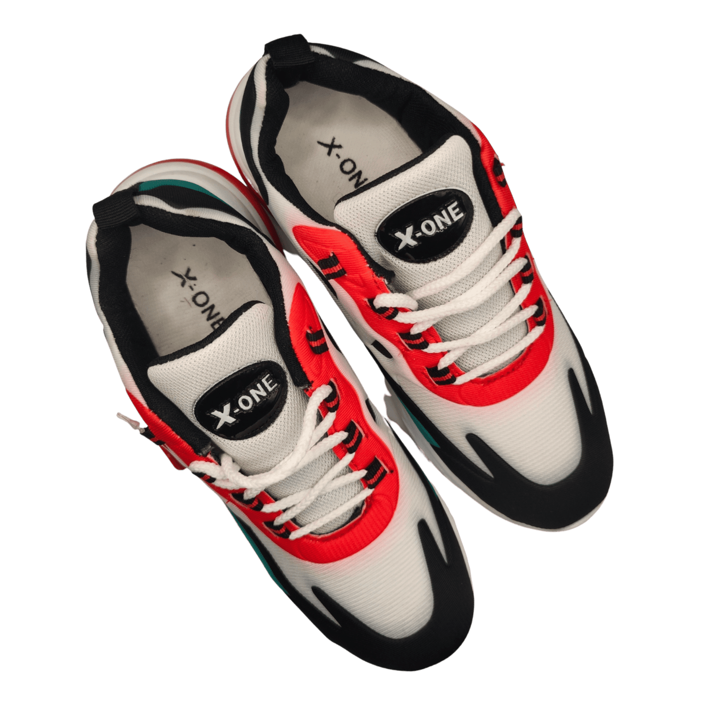 X-one Black Green Sneakers for Men