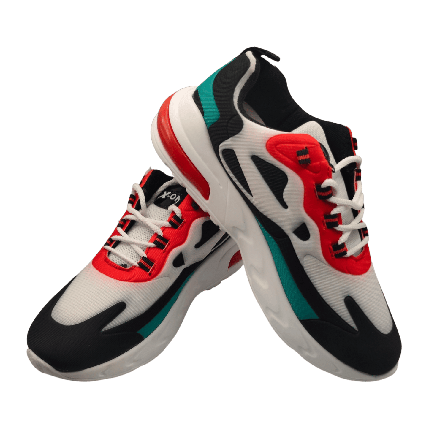 X-one Black Green Sneakers for Men