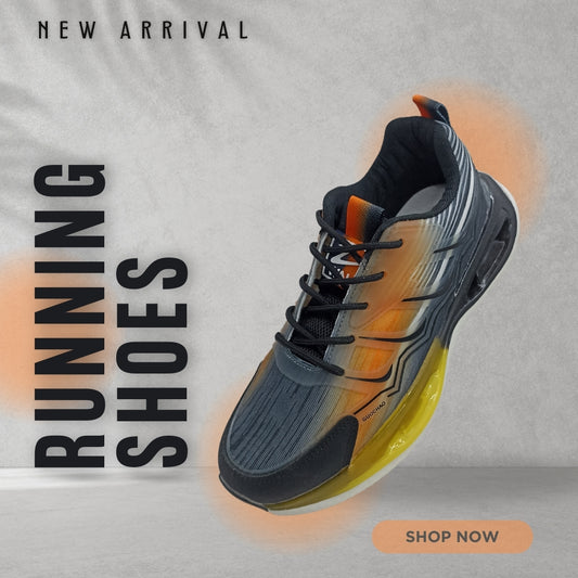 WALK China Imported Black Jogging Sneaker