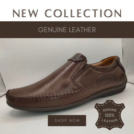 WorldWalk Flexible Brown Leather Shoes
