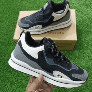 Sport Authentic China Imported Black-Grey Fashion Sneaker
