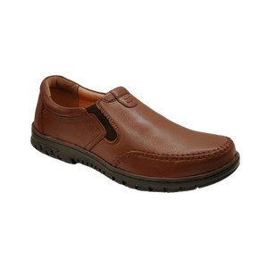 Strobel Handmade Pure Leather Brown Degar Shoes