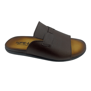 Hyper Executive Medicated Sole Brown Leather Slipper