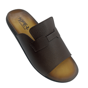 Hyper Executive Medicated Sole Brown Leather Slipper
