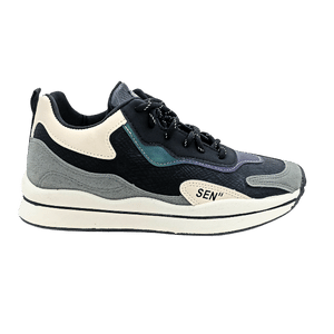 Sport Authentic China Imported Black-Grey Fashion Sneaker