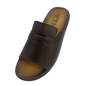 Hyper Executive Medicated Sole Brown Leather Slipper