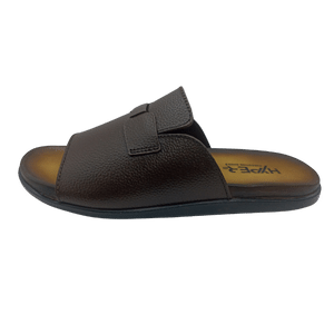 Hyper Executive Medicated Sole Brown Leather Slipper