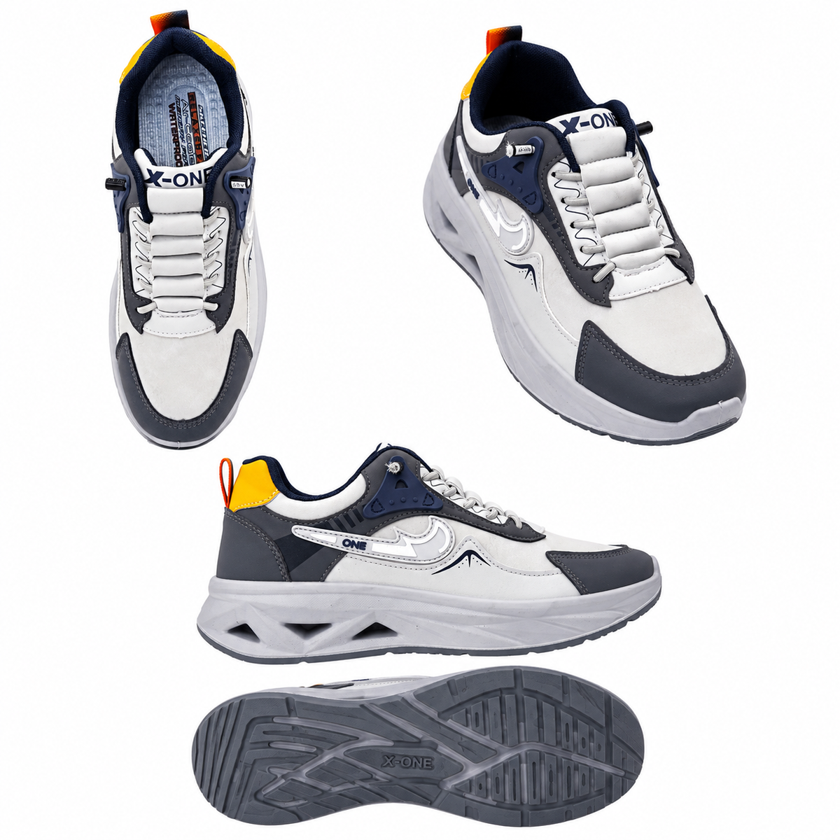 X-ONE Hands-Free Slip-Ins Fashion Sneakers
