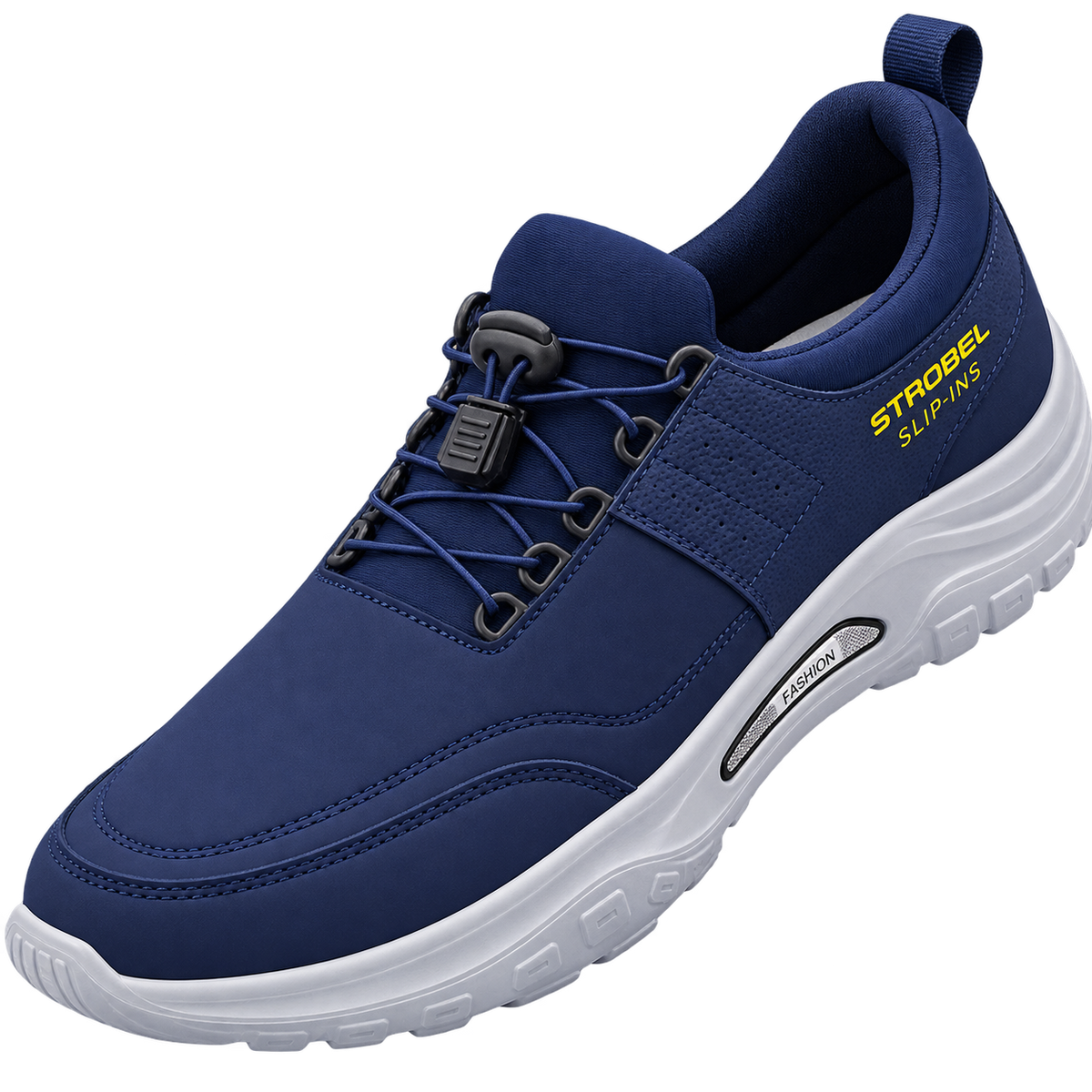 Strobel Blue Slip-Ins Sneakers with Air-Cooled Memory Foam