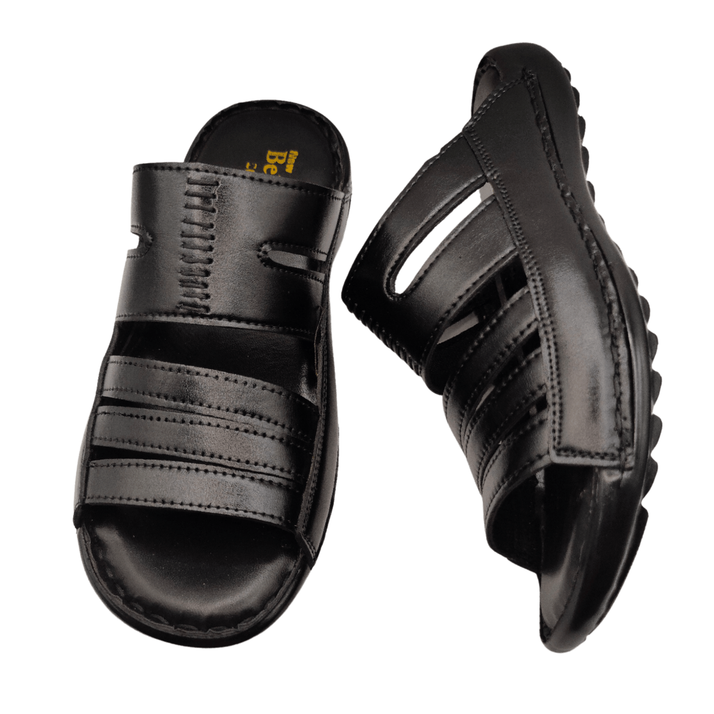 Black Chappal for Men
