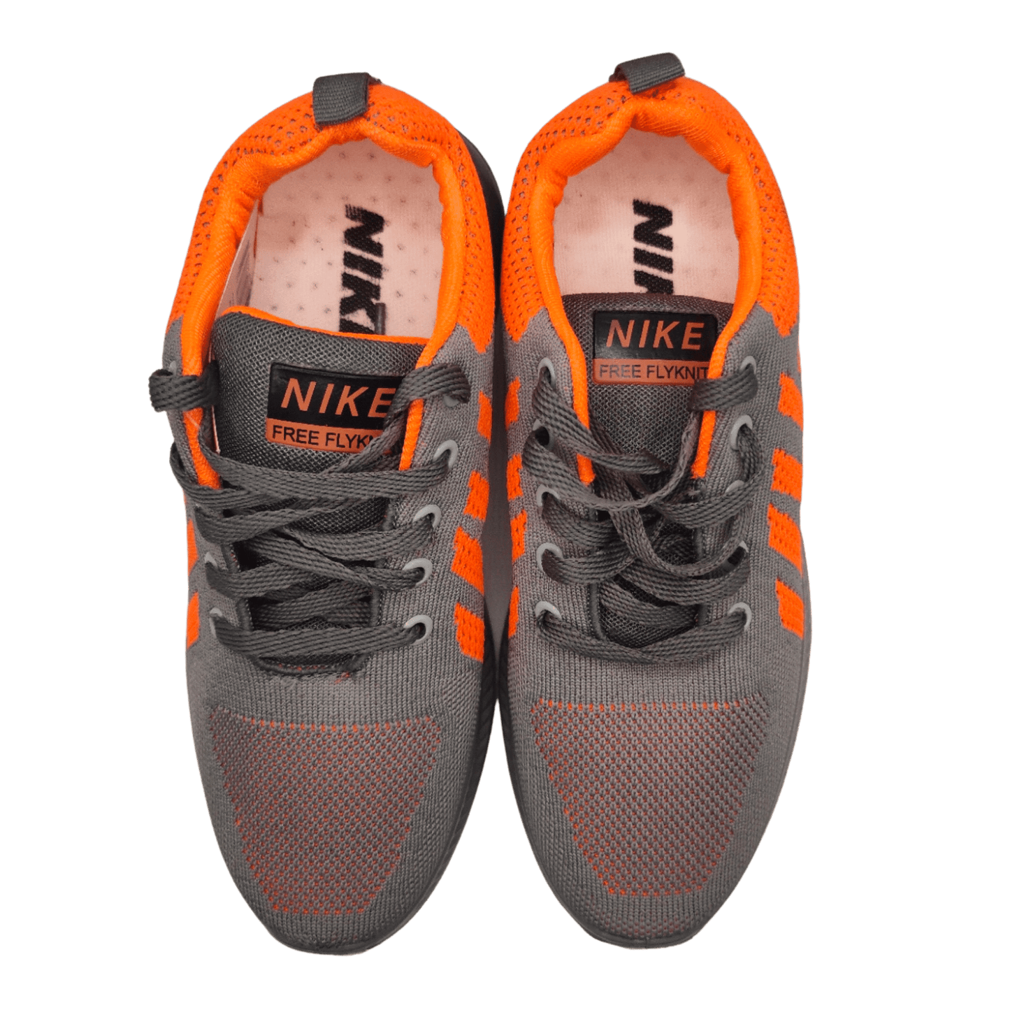 Grey Orange Sports Shoes for Men