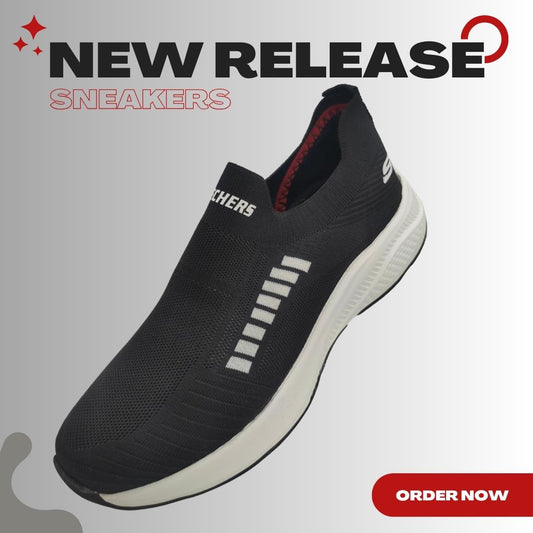 Imported Black Comfort Sneakers for Men