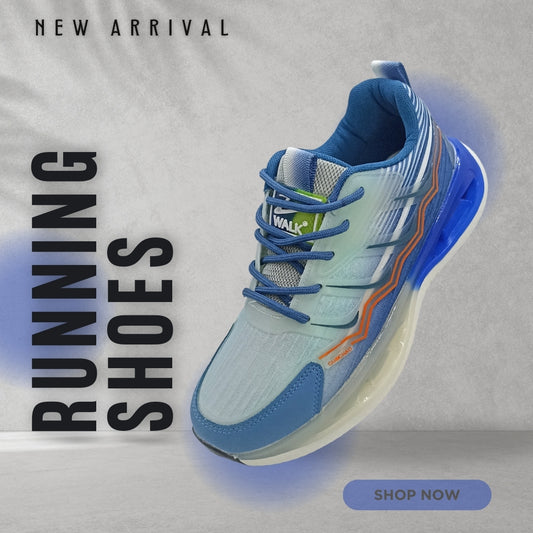 WALK China Imported Blue Jogging Sneaker